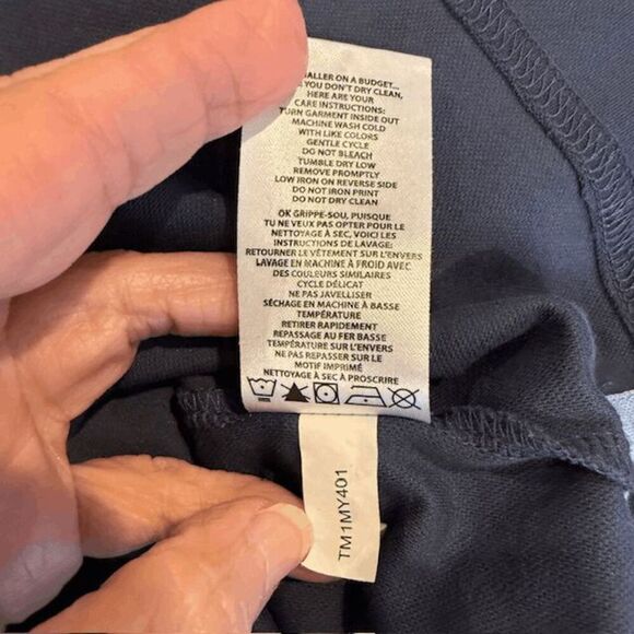 Travis Mathew Sunset Blocked Polo Riviera Heather Blue Nights Size Large - Picture 7 of 10